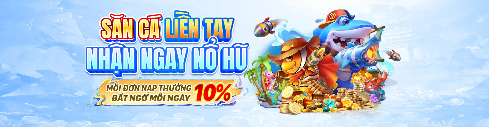 Banner quảng cáo game nổ hũ tặng trải nghiệm tại Win55